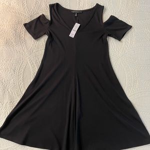 NWT Black Cut-Out sleeve dress size XS